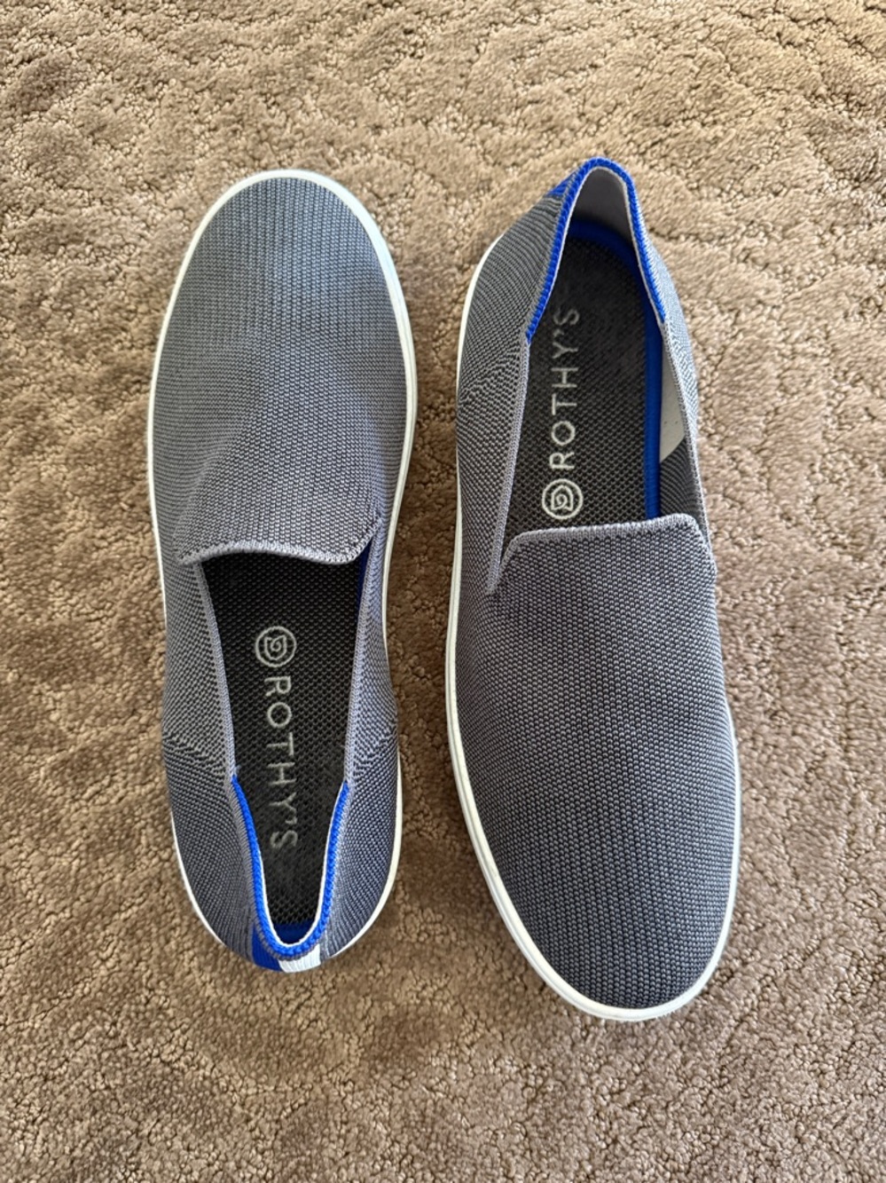Rothy's Women’s Grey Slip-On Knit Sneaker